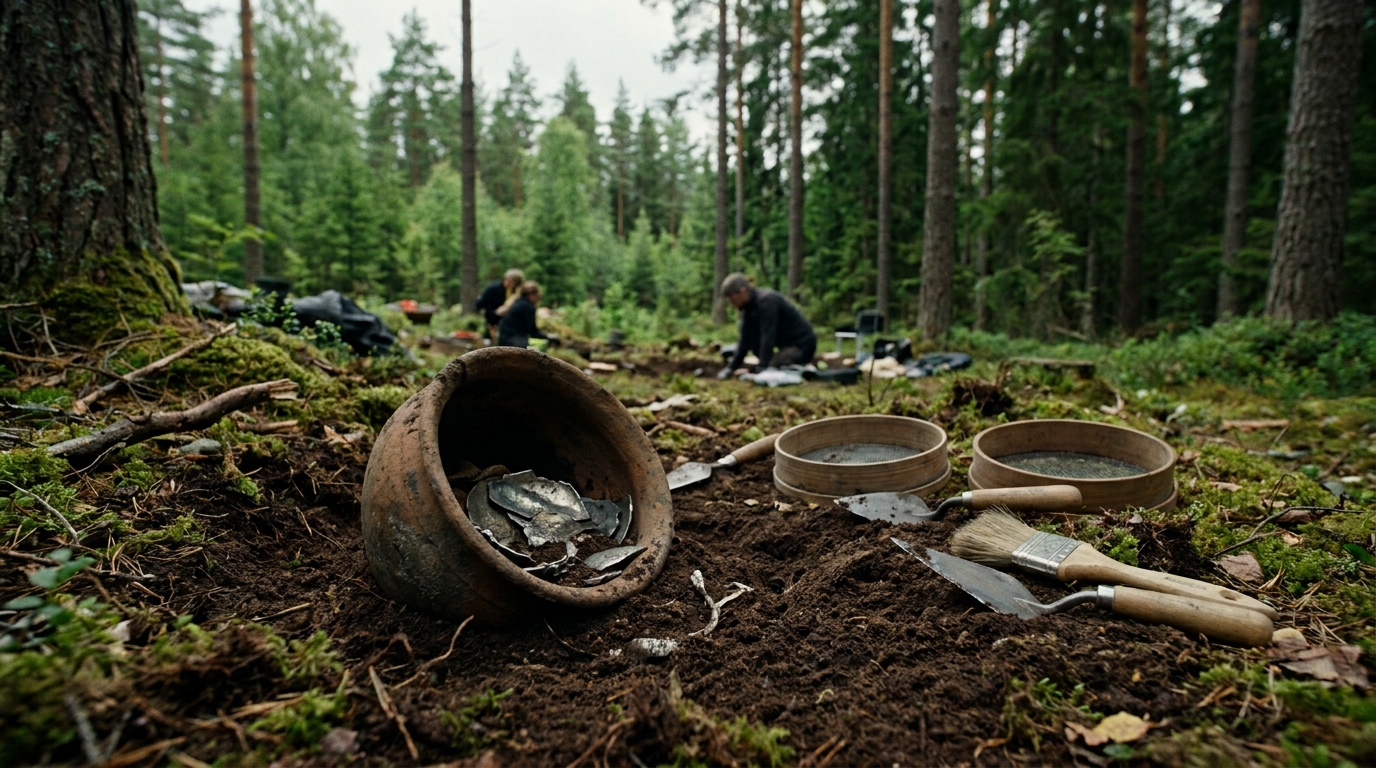 Ils découvrent un trésor vieux de 1 000 ans enfoui sous terre, puis comprennent pourquoi il avait été abandonné