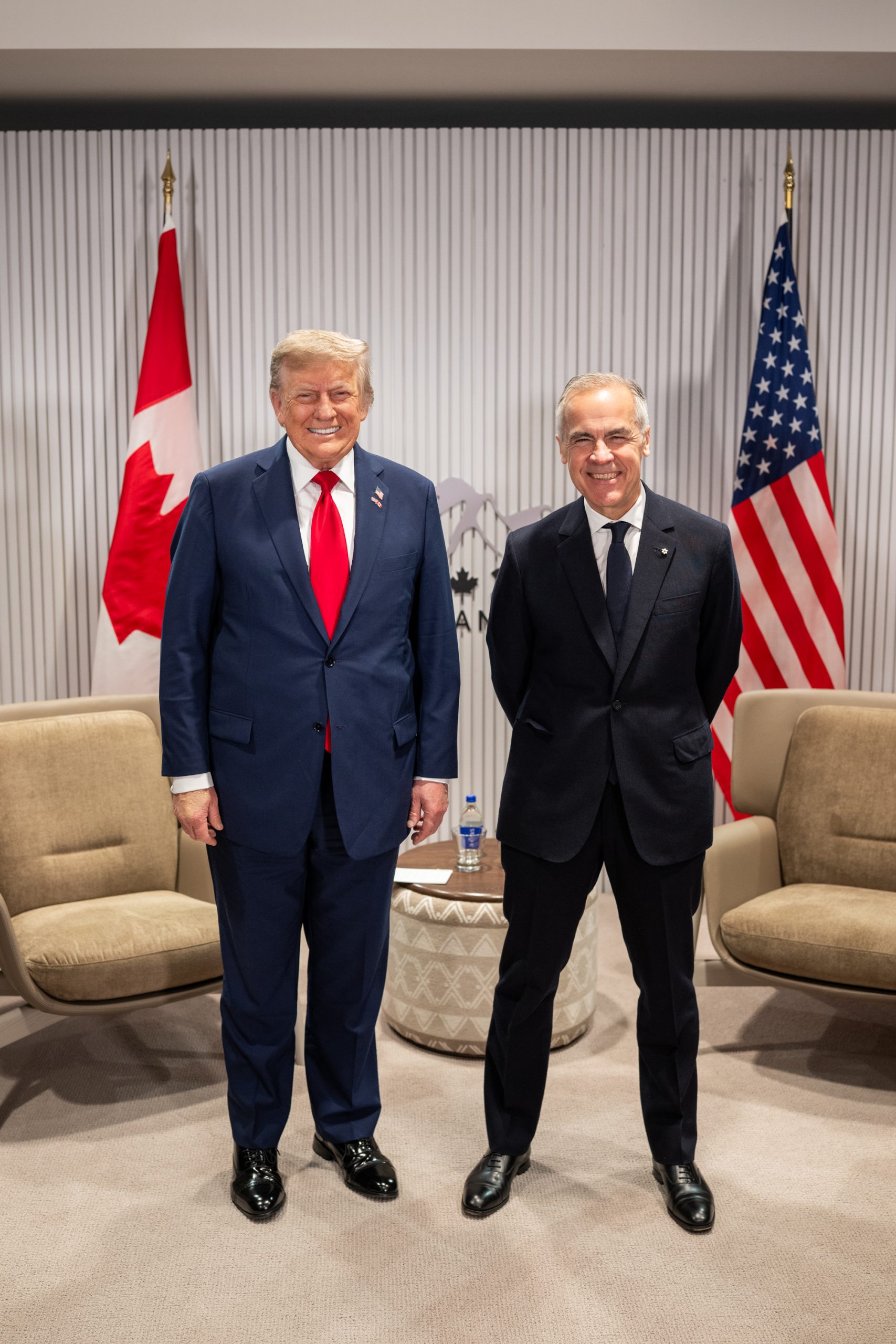 President Donald J. Trump and Canadian Prime Minister Mark J. Carney meet at the G7 Summit in Kananaskis.jpg