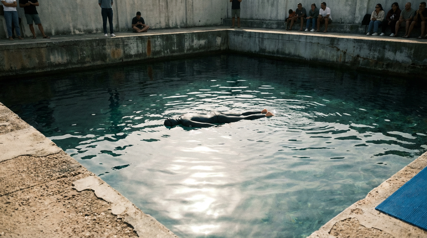 Un apnéiste retient son souffle près d’une demi-heure et pulvérise un record du monde