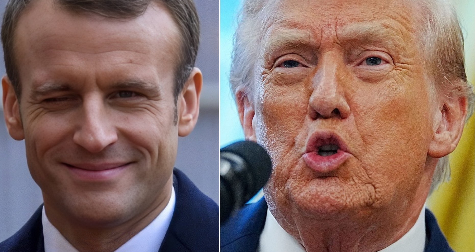 Macron dénonce les propos irrespectueux de Trump et répond : « Ce n’est pas notre guerre »