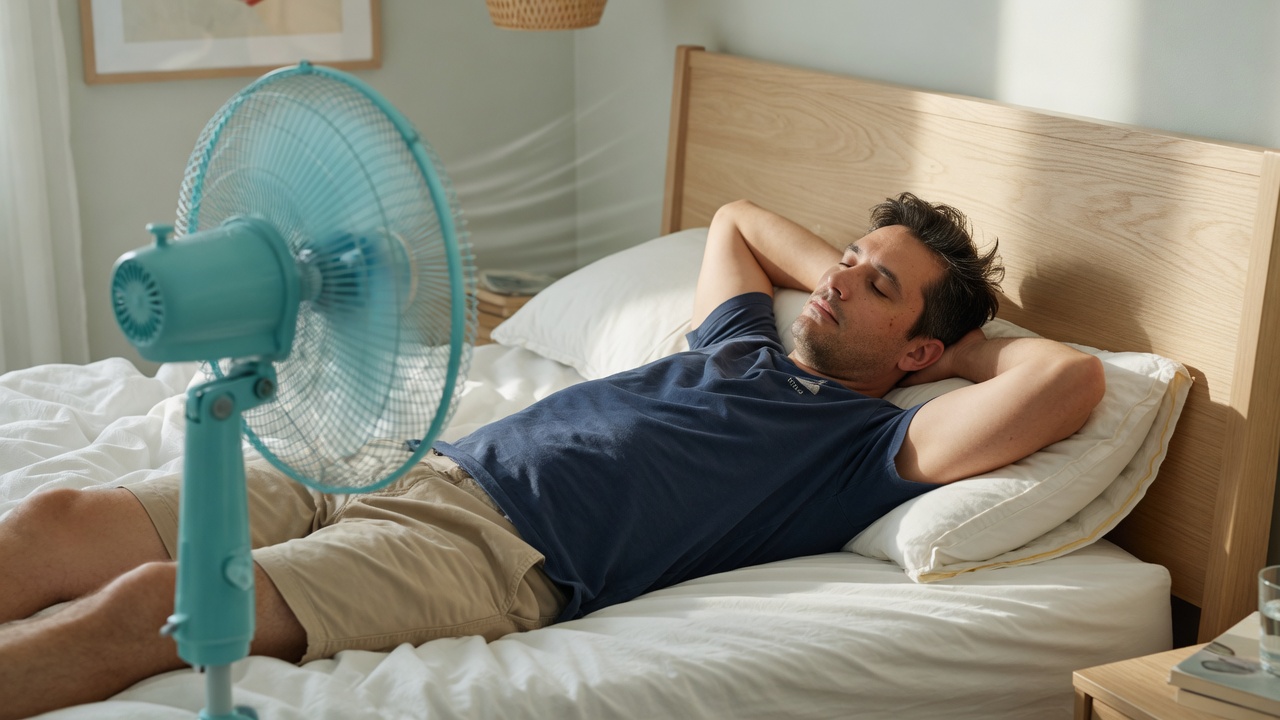 Dormir avec un ventilateur allumé : un médecin alerte sur des effets secondaires méconnus