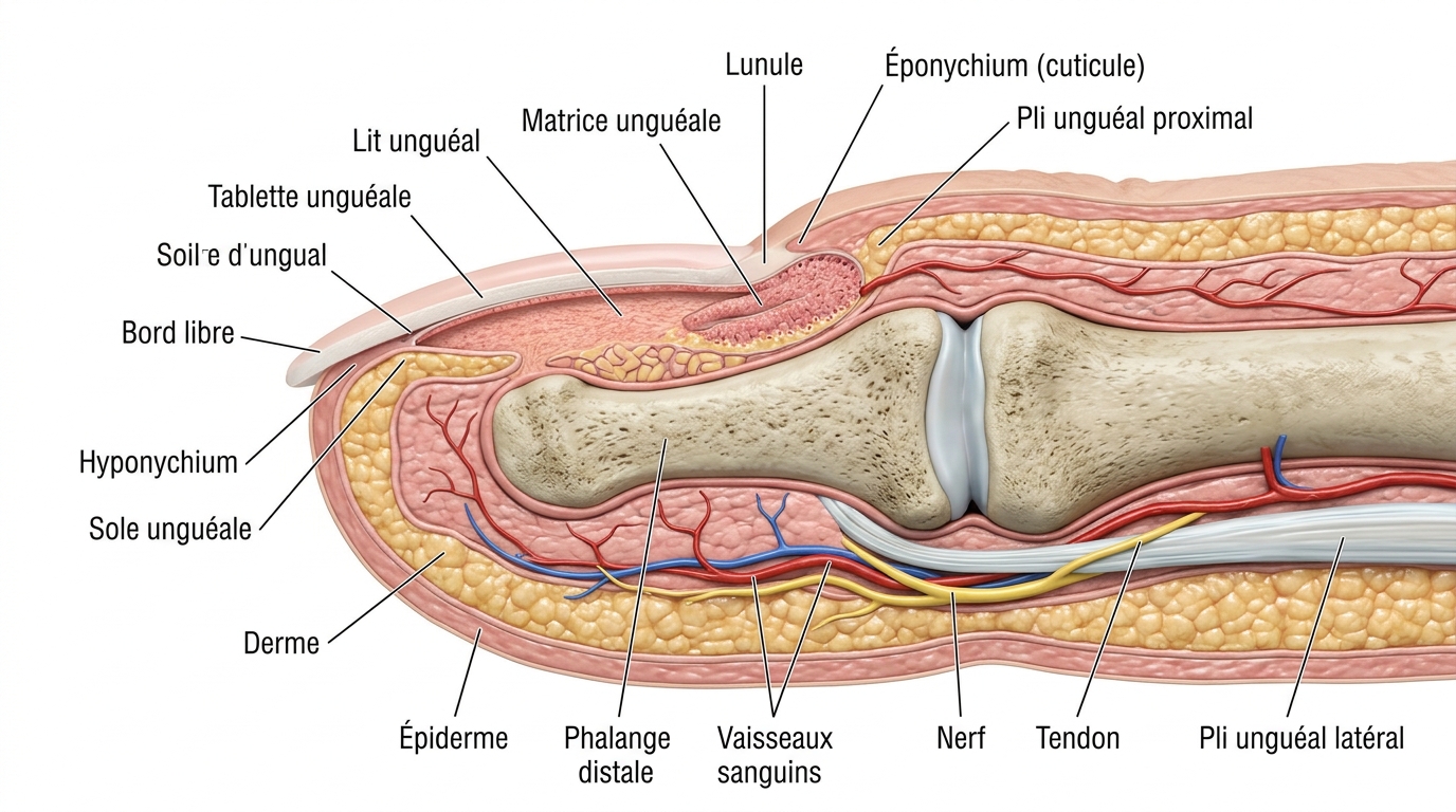 Dans la fabrique de l'ongle : pourquoi les stries apparaissent