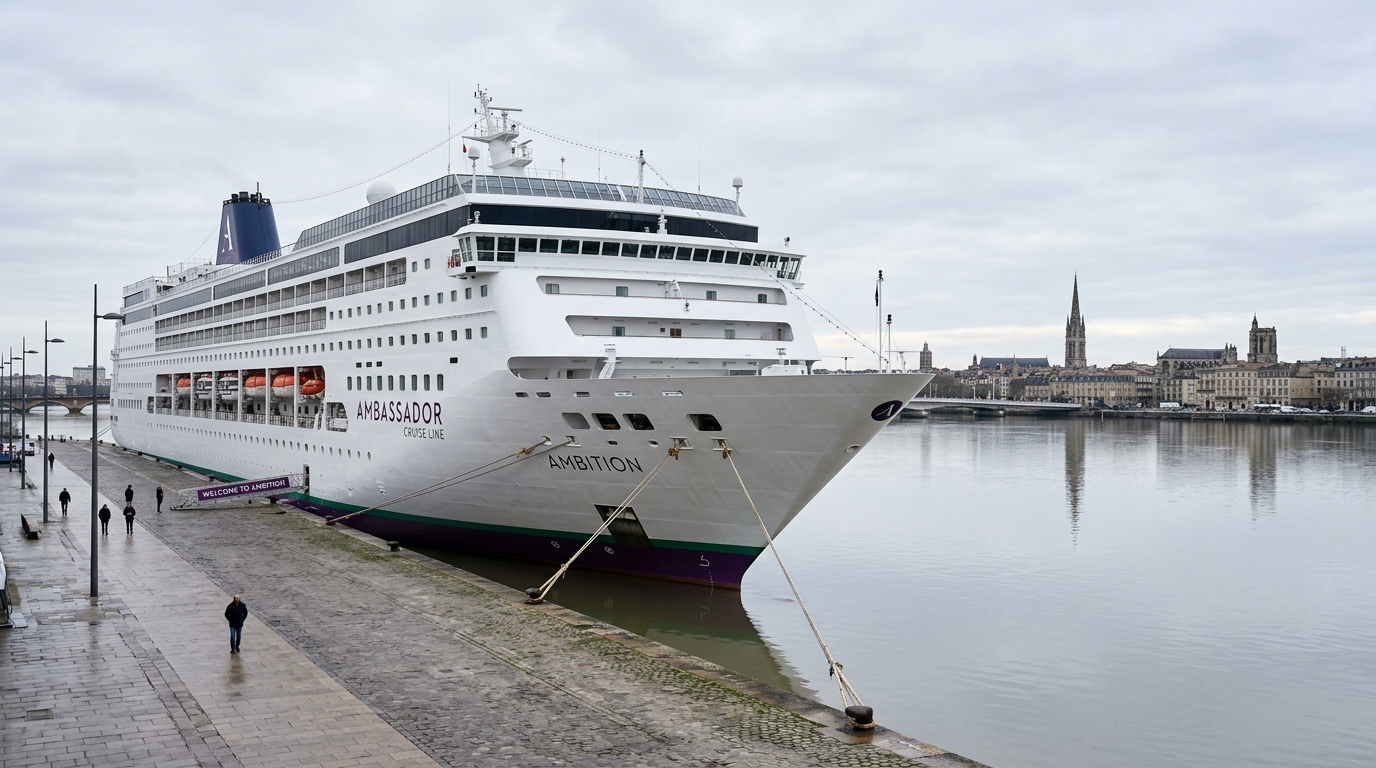 La France confine plus de 1 700 passagers à bord d’un bateau de croisière après une suspicion d’épidémie virale