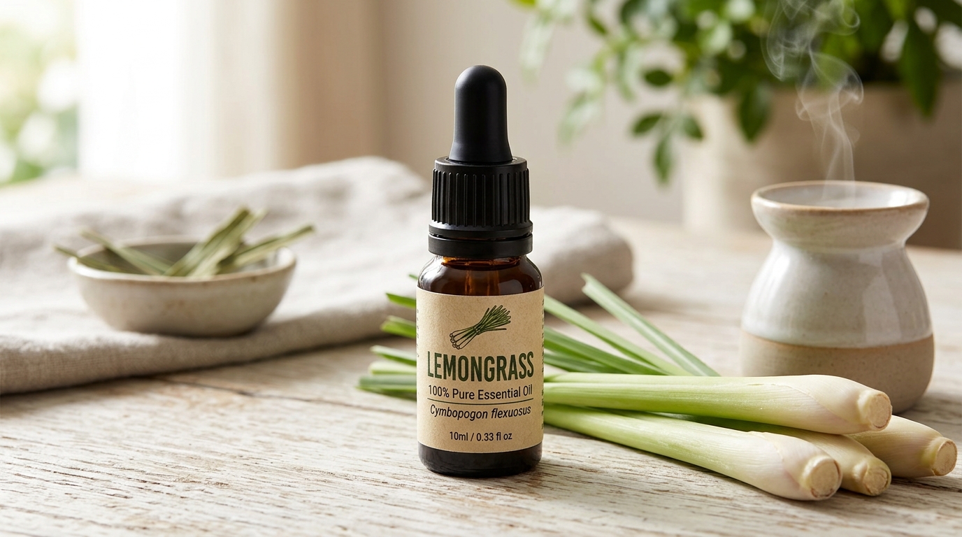 6. L'huile essentielle de citronnelle