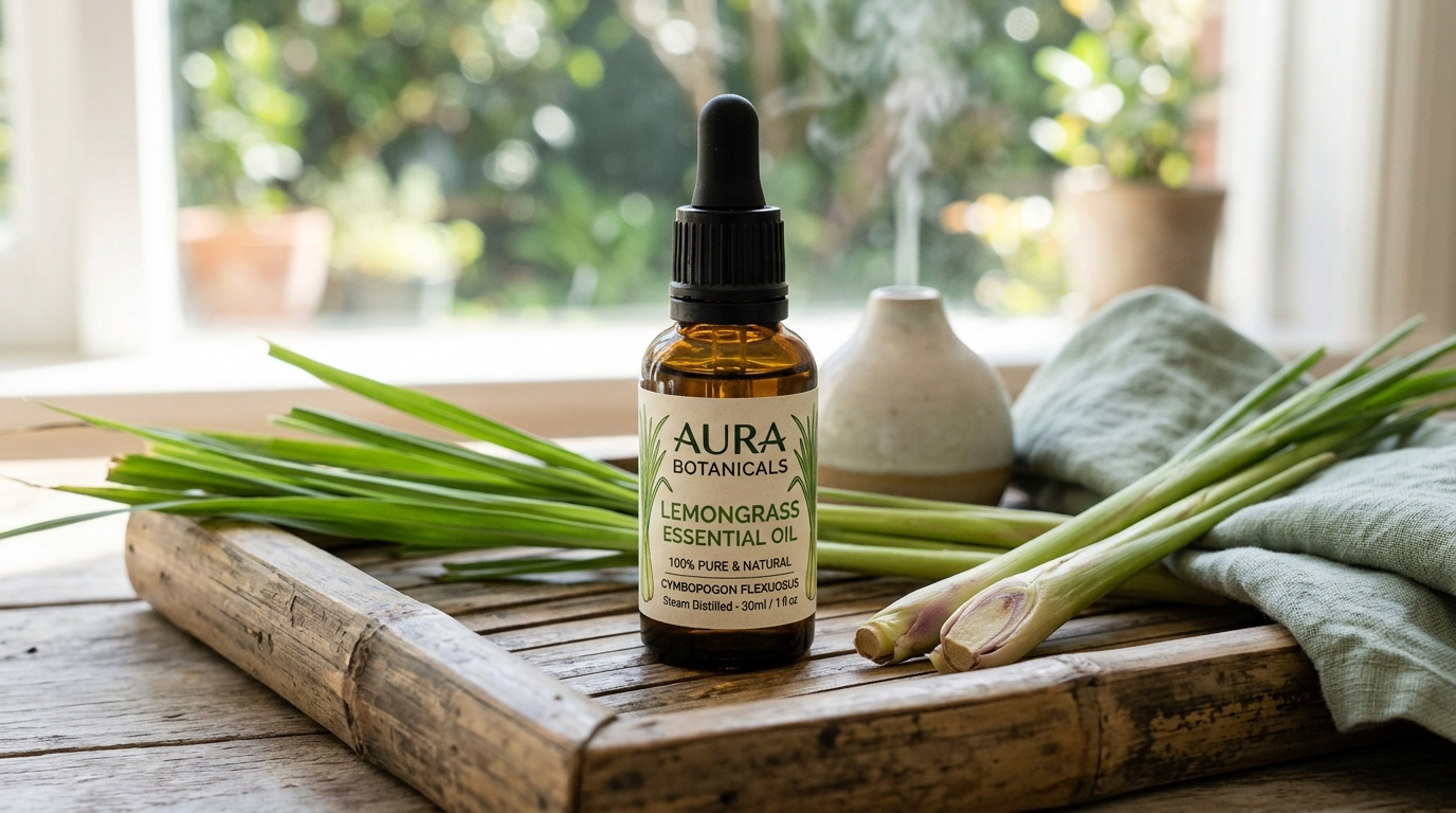 5. L'huile essentielle de lemongrass