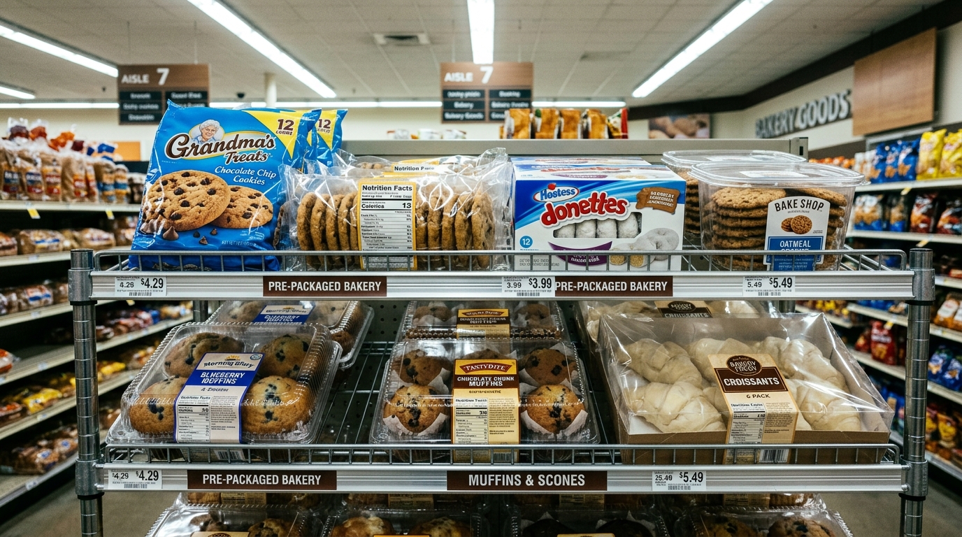 7. Pâtisseries et gâteaux industriels