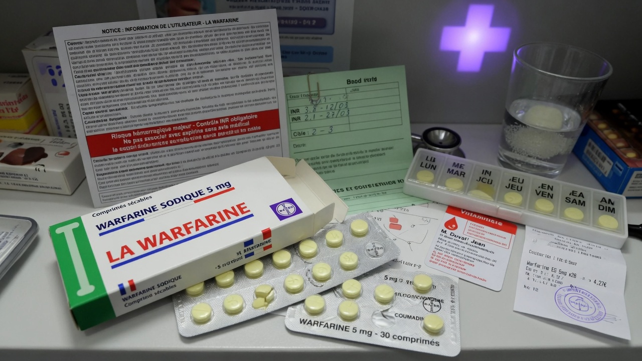 1. La warfarine (Coumadine)