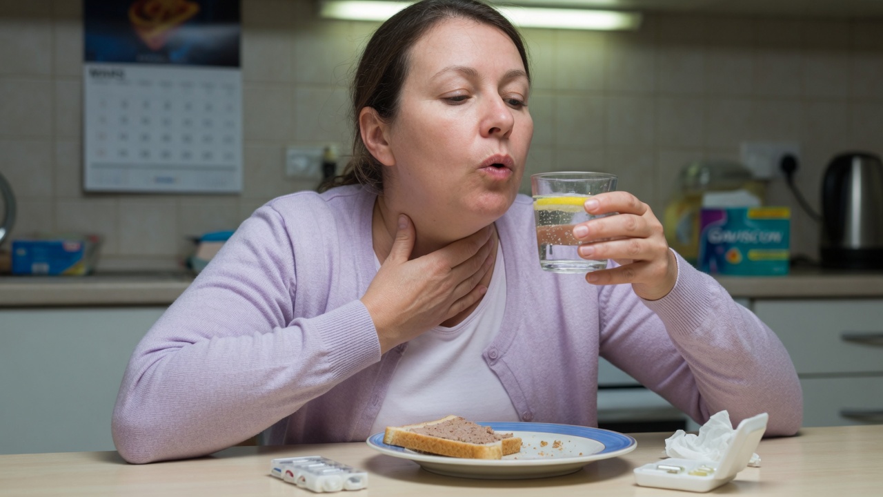 2. Difficulté à déglutir