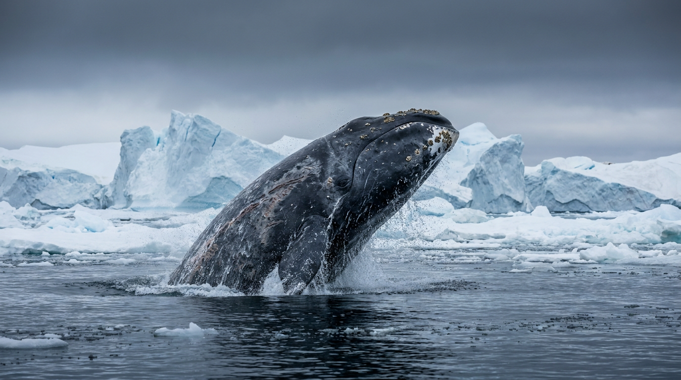 Des siècles de chasse continuent d’influencer quelles baleines boréales survivent aujourd’hui