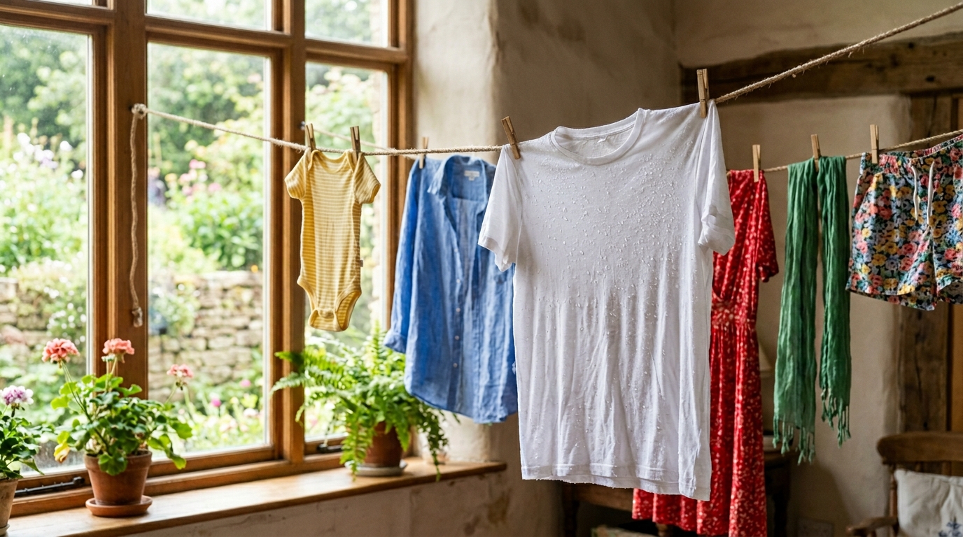 Linge qui ne sèche pas ? Cette erreur que vous faites en l'étendant change tout