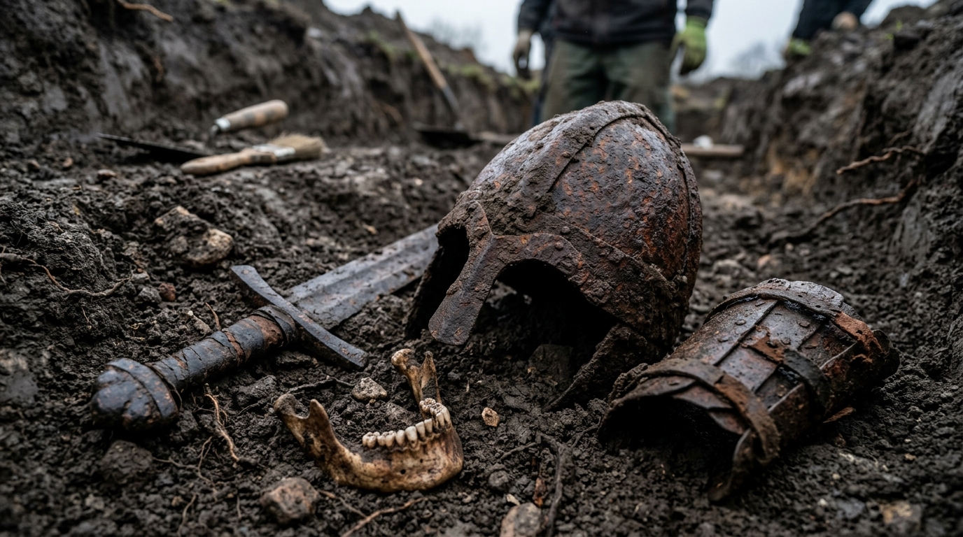 Des archéologues croyaient avoir trouvé des câbles enfouis… mais c’était un trésor viking
