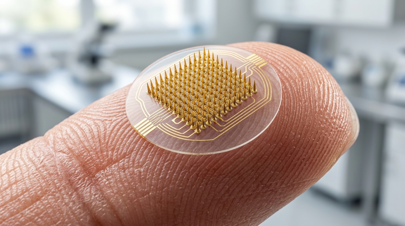 Des microneedles recouvertes d’or détectent en temps réel la façon dont le foie et les reins métabolisent les médicaments