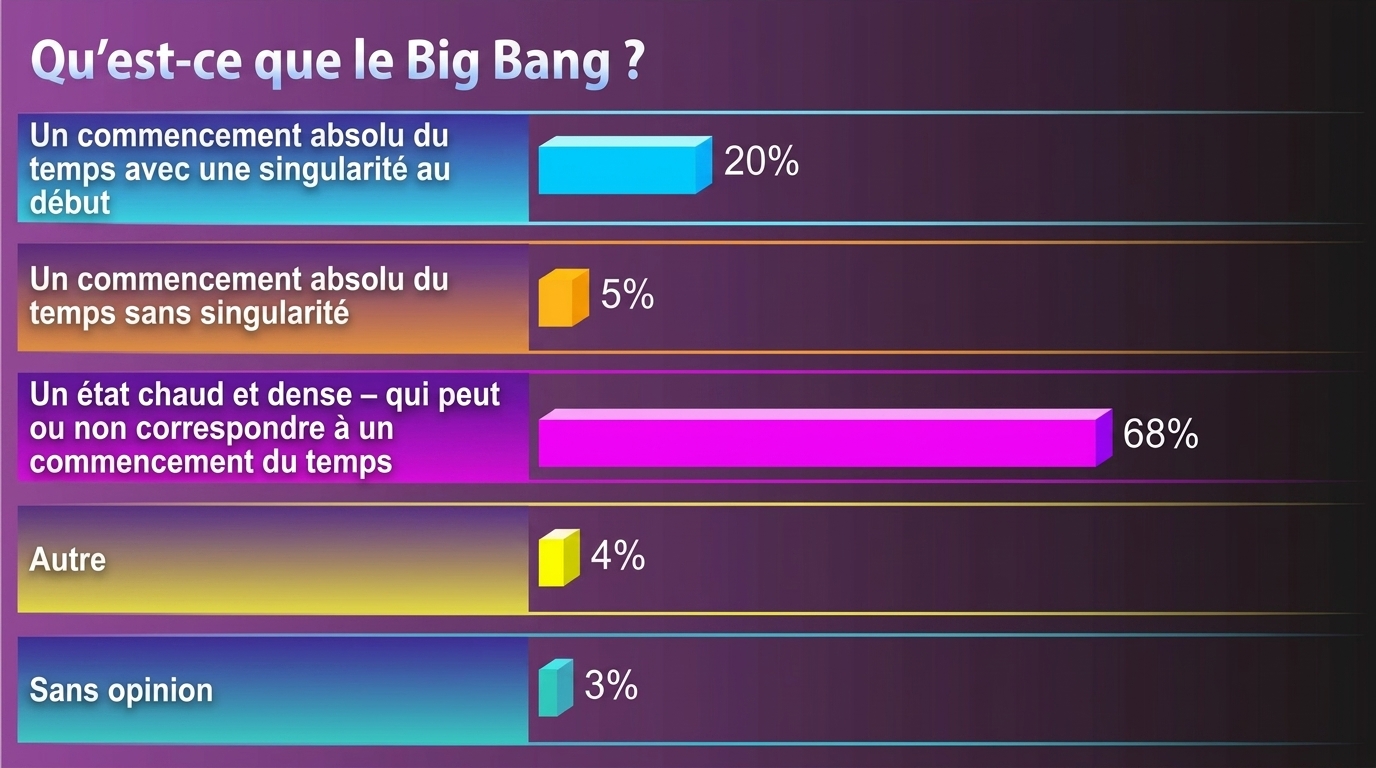 Sondage historique : le modèle standard de la cosmologie soumis au jugement des physiciens