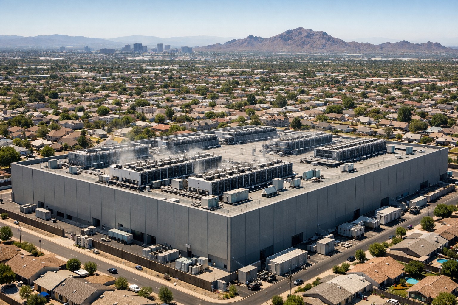 Les centres de données augmentent les températures locales jusqu’à 4 °C à Phoenix