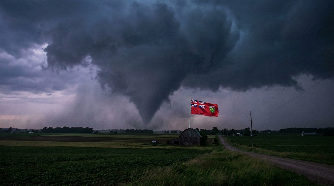 Des vents à 100 km/h et au moins une tornade : l&rsquo;Ontario frappé par de violents orages