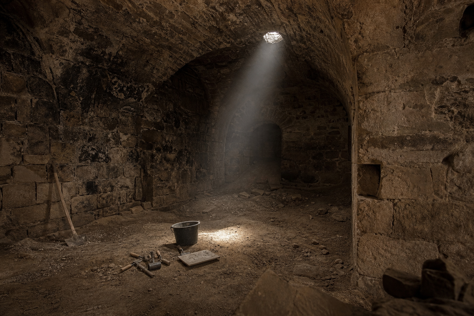 Des archéologues découvrent une chambre secrète mystérieuse sous un château du XIIe siècle