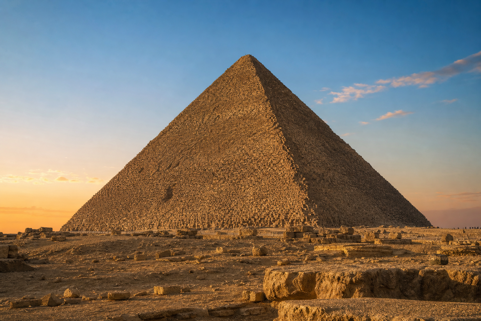 Les ingénieuses techniques qui permettent à la grande pyramide de Gizeh de résister aux séismes enfin révélées