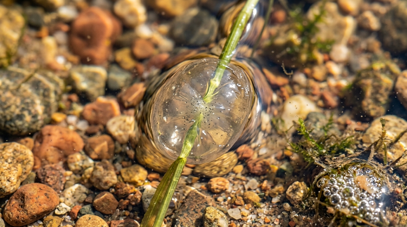 Vous avez trouvé une étrange masse gélatineuse dans un lac ou une rivière ? Elle pourrait être vivante.