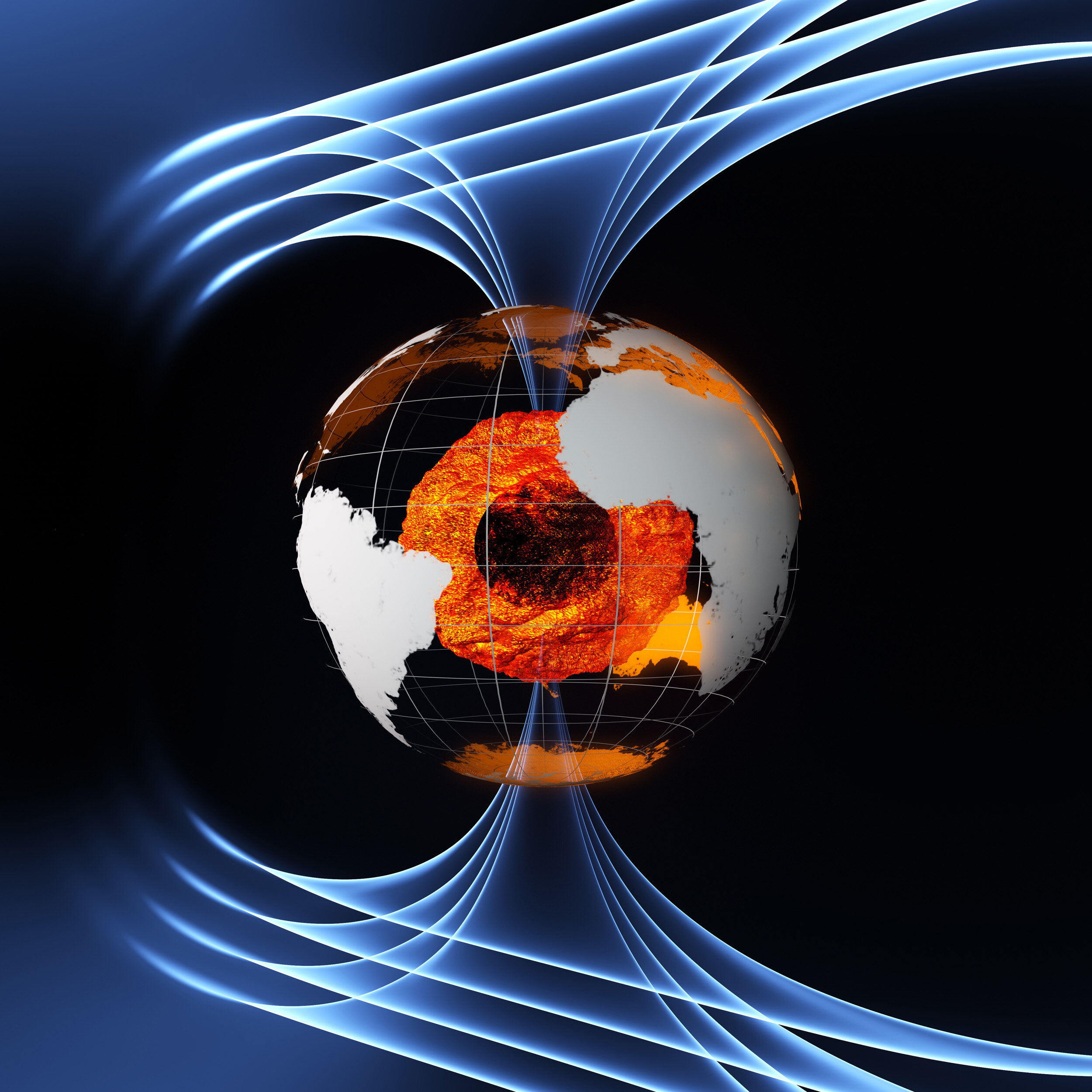 Une inversion de flux s'est produite au centre de la Terre en 2010, révèlent des données satellitaires