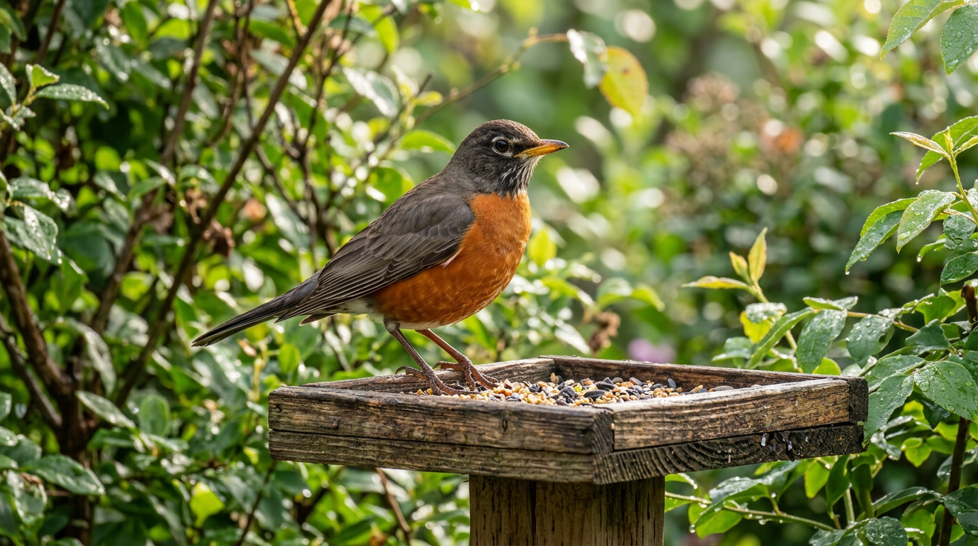 Comment attirer plus de rouges-gorges dans votre jardin et les faire revenir durablement