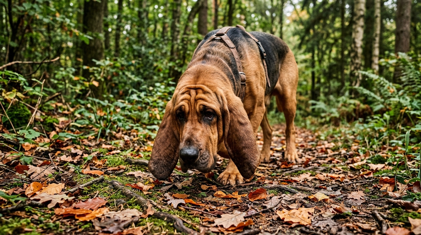 19. Le Chien de Saint-Hubert (Bloodhound)
