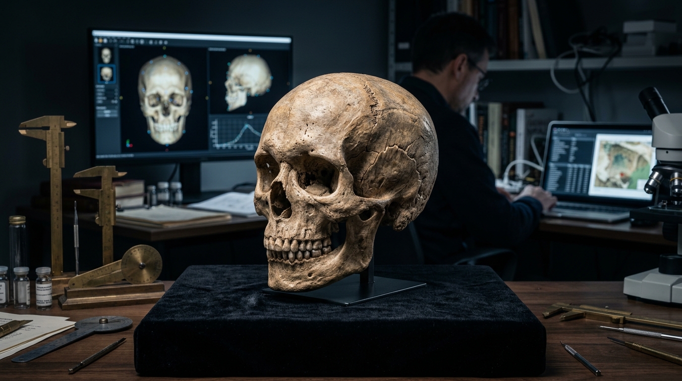 Reconstitution faciale d’une femme de 45 000 ans révélant l’apparence des premiers humains d’Europe