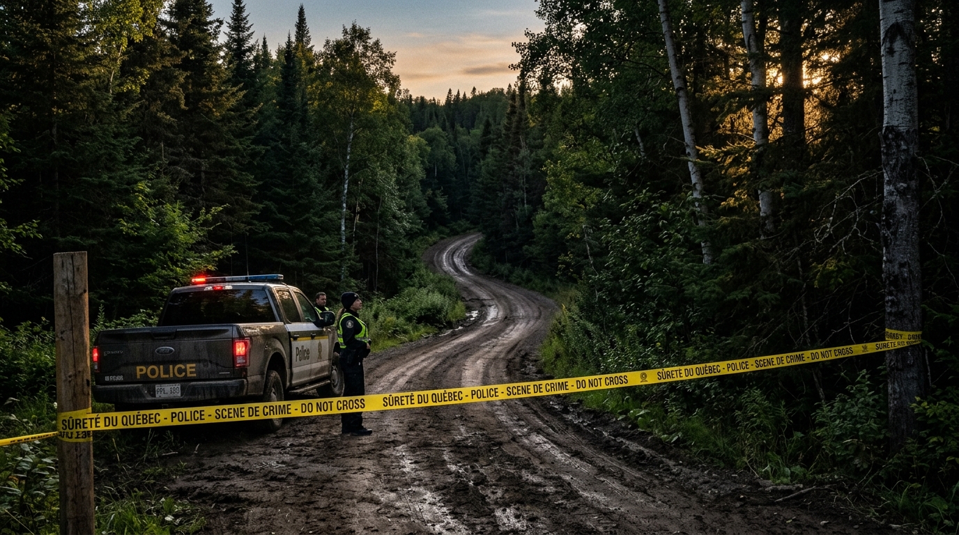 Drame dans les Laurentides : une sortie en motocross vire à la tragédie sur une voie forestière