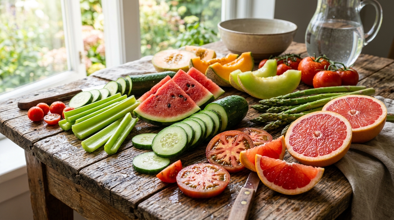 Cellulite aqueuse : voici les 8 aliments gorgés d'eau à consommer pour dégonfler naturellement