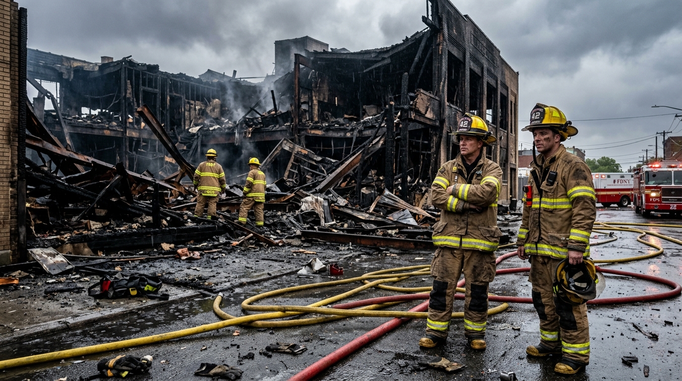 Une série d'incendies criminels sème l'effroi à Val-d'Or : trois corps retrouvés dans les décombres
