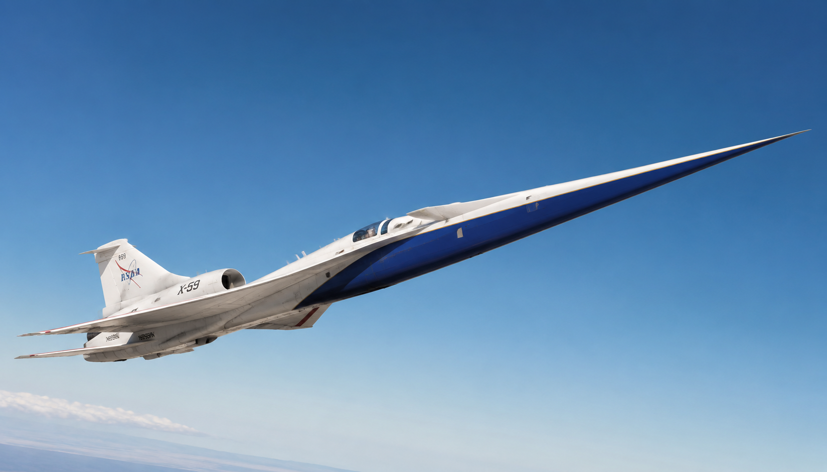 Le X-59 de la NASA, l’avion supersonique silencieux, s’apprête à effectuer son tout premier vol d’essai supersonique