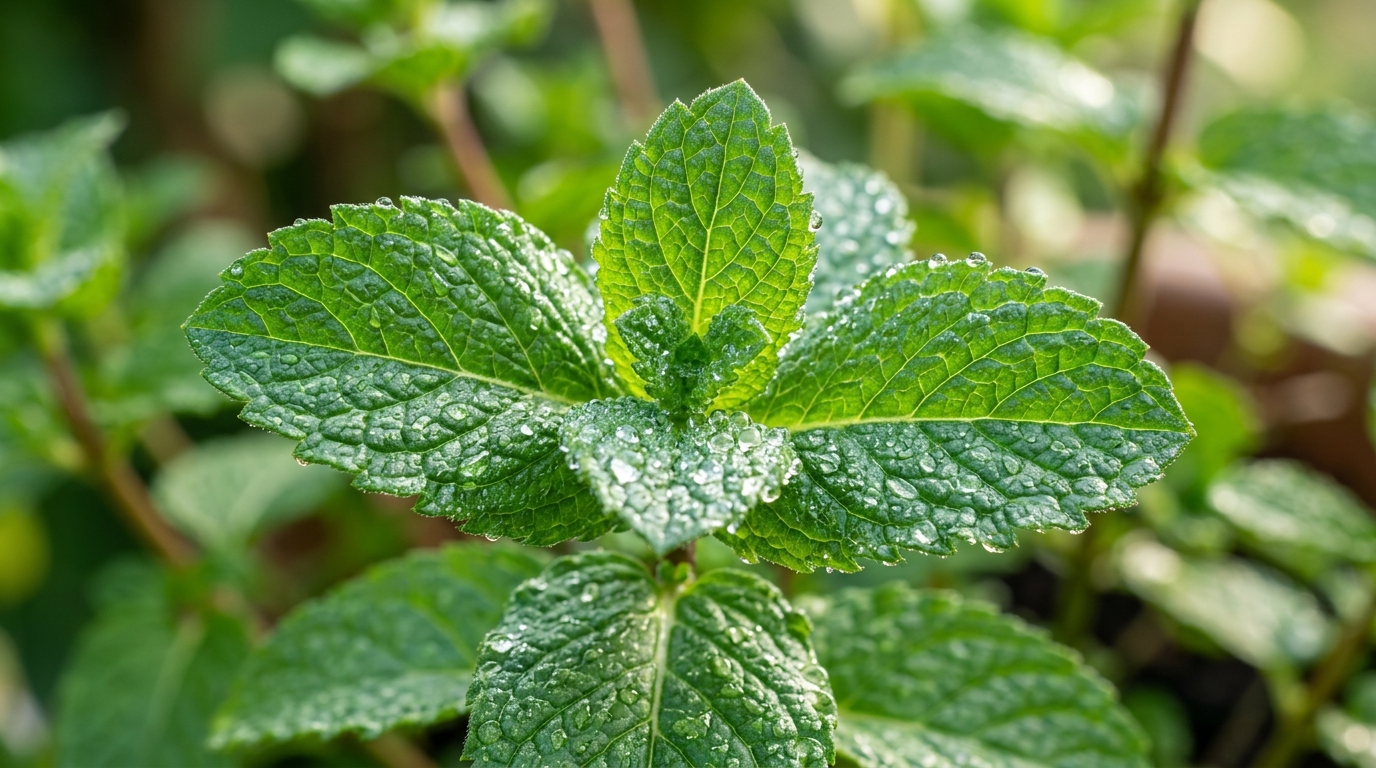 6. L'huile de menthe poivrée