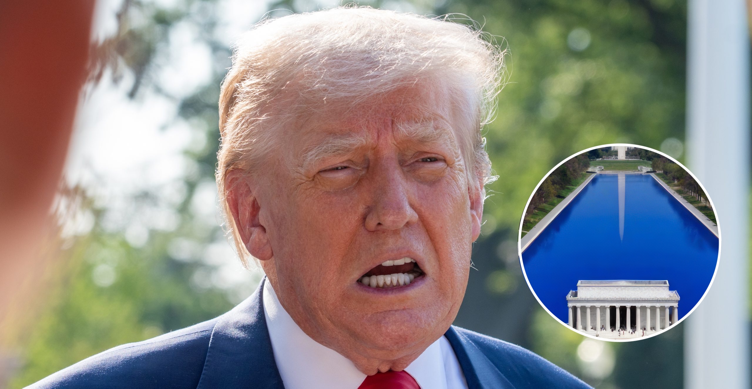 Trump affirme que le Lincoln Memorial a été construit à l’envers et veut le faire modifier