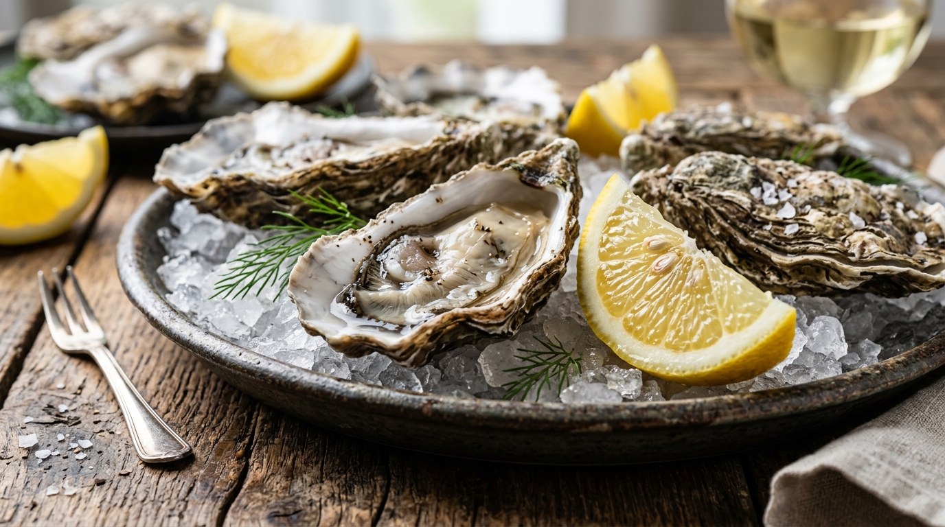 4. Les huîtres et les fruits de mer