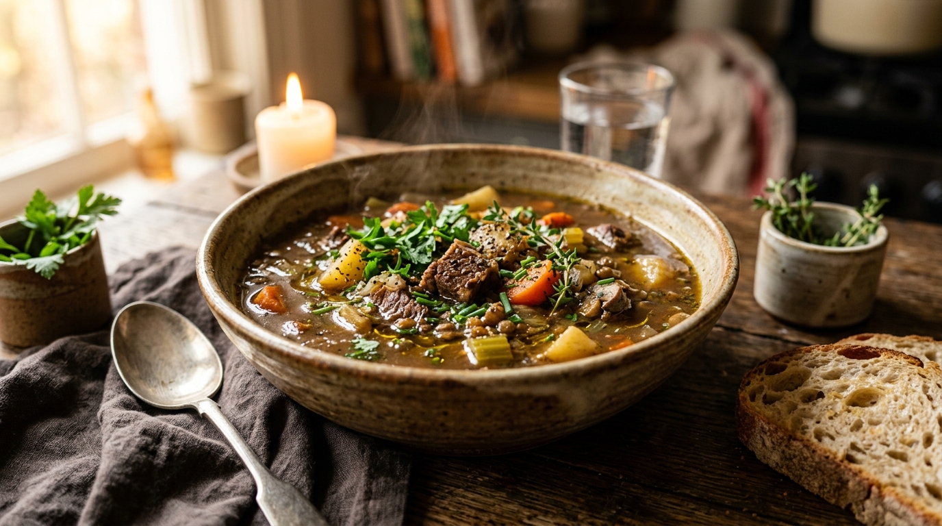 14. Le bouillon d'os et les aliments riches en collagène