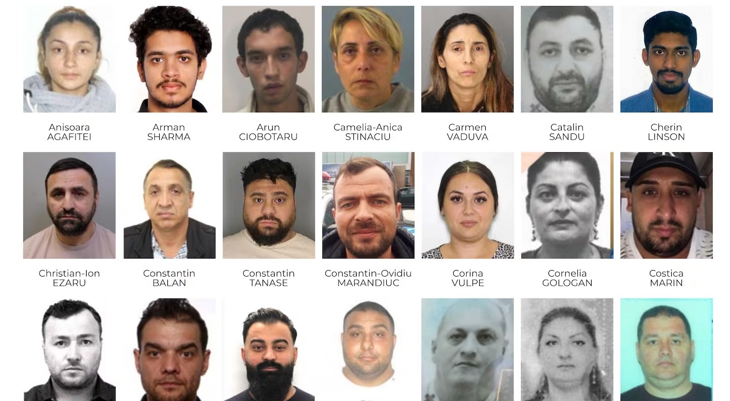 La police canadienne diffuse les photos de 79 personnes recherchées liées à un réseau de tourisme criminel