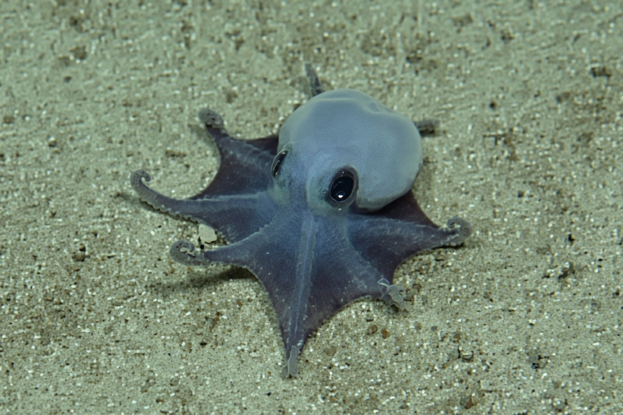 Ce minuscule poulpe bleu retrouvé à 1 800 mètres sous la mer bouleverse les connaissances scientifiques