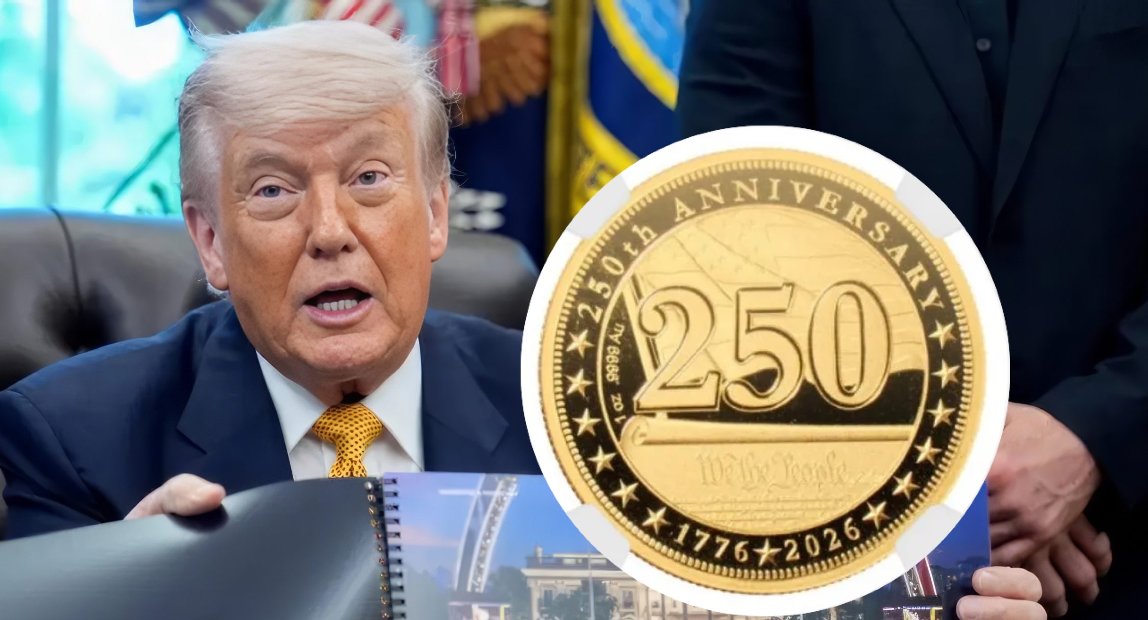 Trump vend des pièces « UFC Freedom 250 » dont les prix varient de 250 $ à 12 000 $