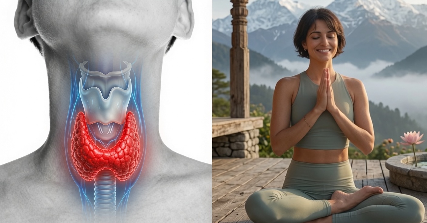Glande thyroïde : 6 postures de yoga à connaître pour favoriser la santé de la thyroïde