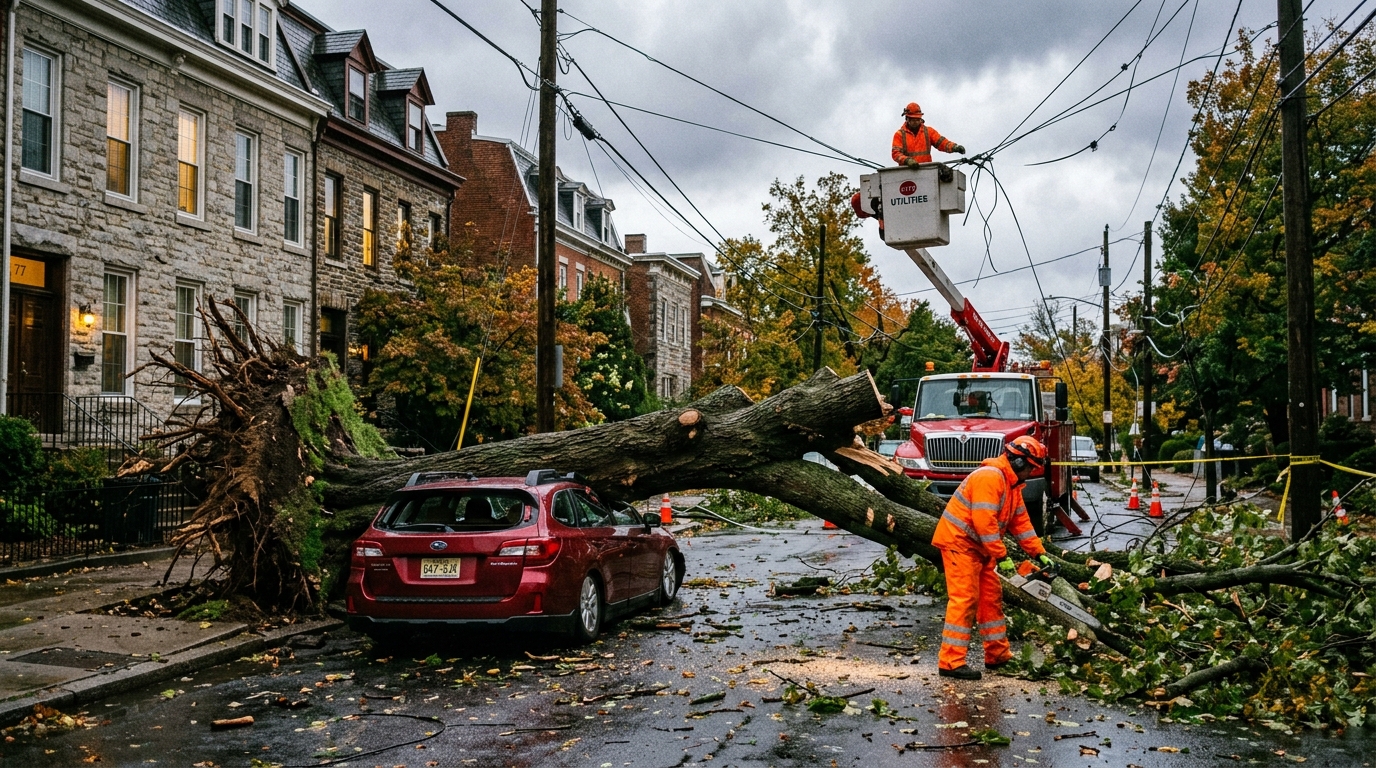 Un système orageux fulgurant balaye le sud du Québec et laisse des dégâts majeurs dans son sillage