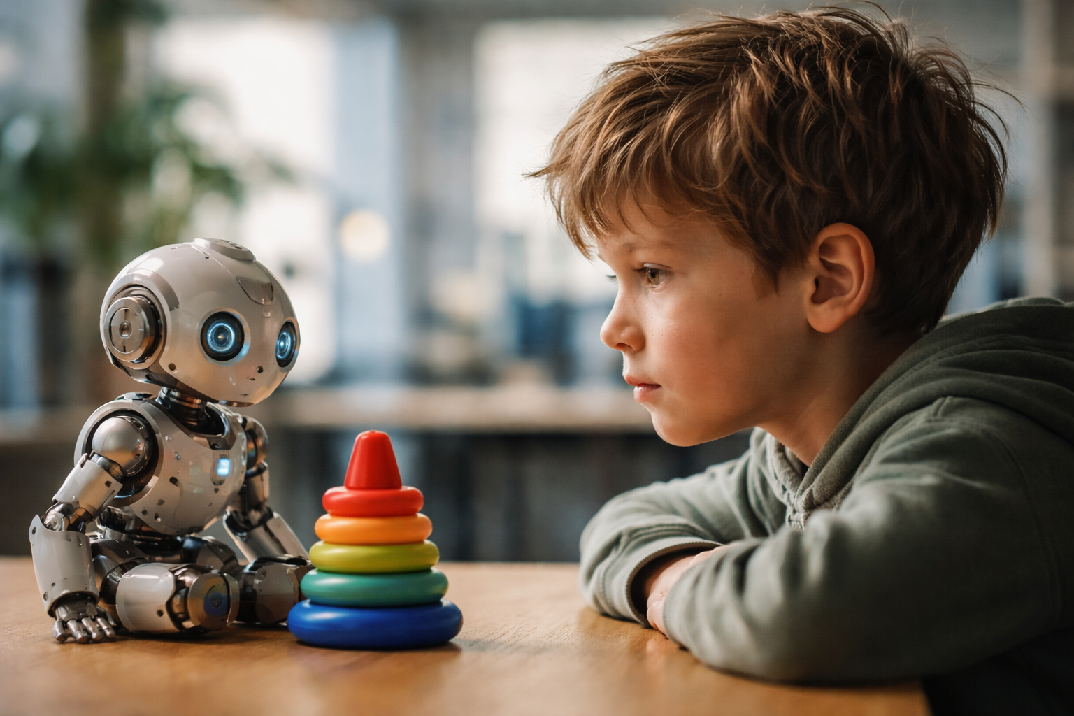 Les enfants décryptent l&rsquo;intention humaine mais restent insensibles au regard des robots