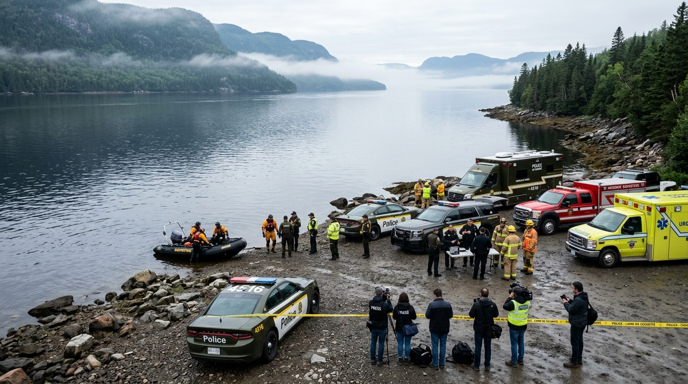 Découverte d'un corps inanimé près des berges à La Baie au Saguenay