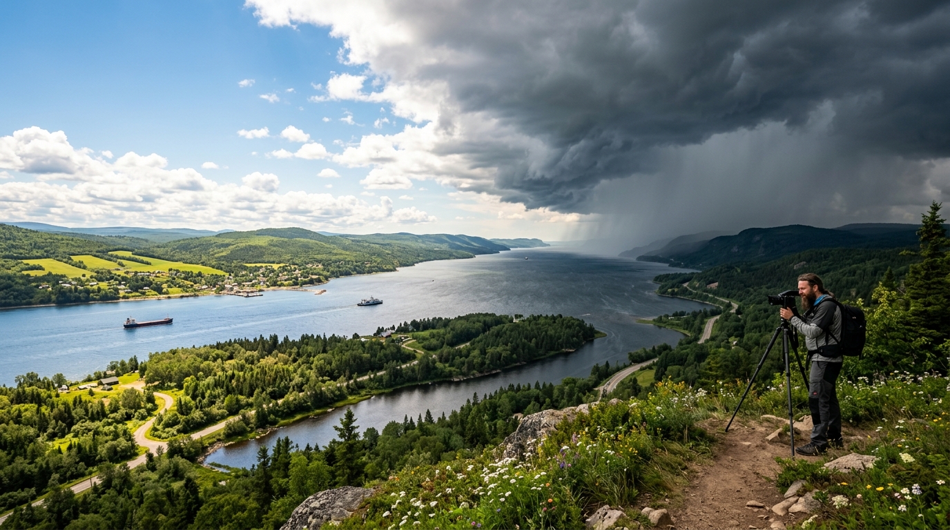 Fluctuations météorologiques au Québec : alternance de soleil, d'humidité et de pluie cette semaine