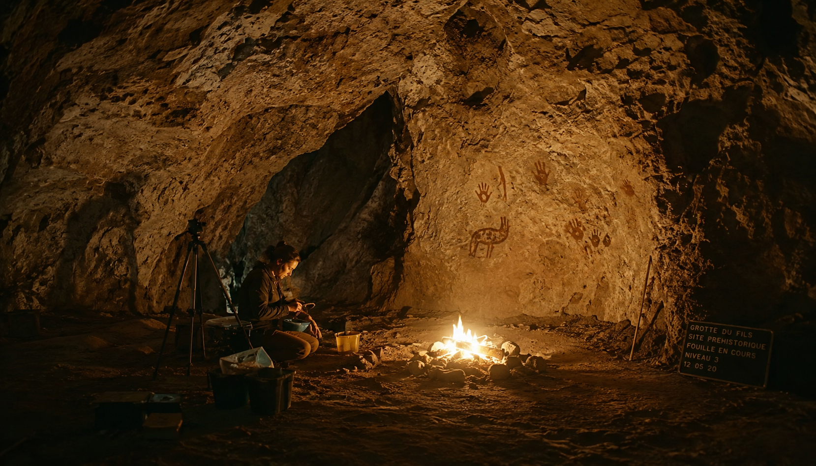 Des ossements de la grotte de Wonderwerk suggèrent l’usage du feu par des ancêtres humains il y a 1,79 million d’années