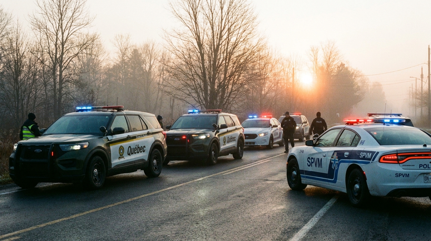 Démantèlement d'un réseau de vol et de trafic de véhicules lié aux Hells Angels par les forces de l'ordre