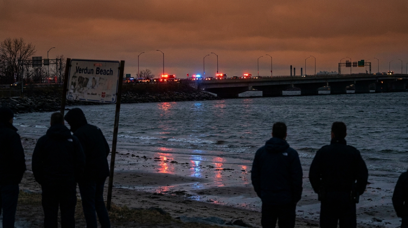 Un jeune homme présumé noyé au large de la plage de Verdun à Montréal