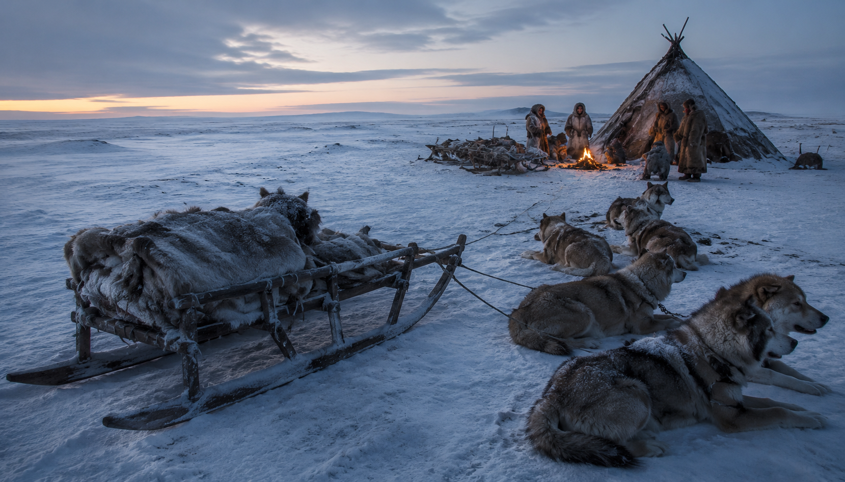 Au cœur de l'Arctique, un campement de 8 000 ans révèle les origines du traîneau à chiens et d'un vaste réseau commercial