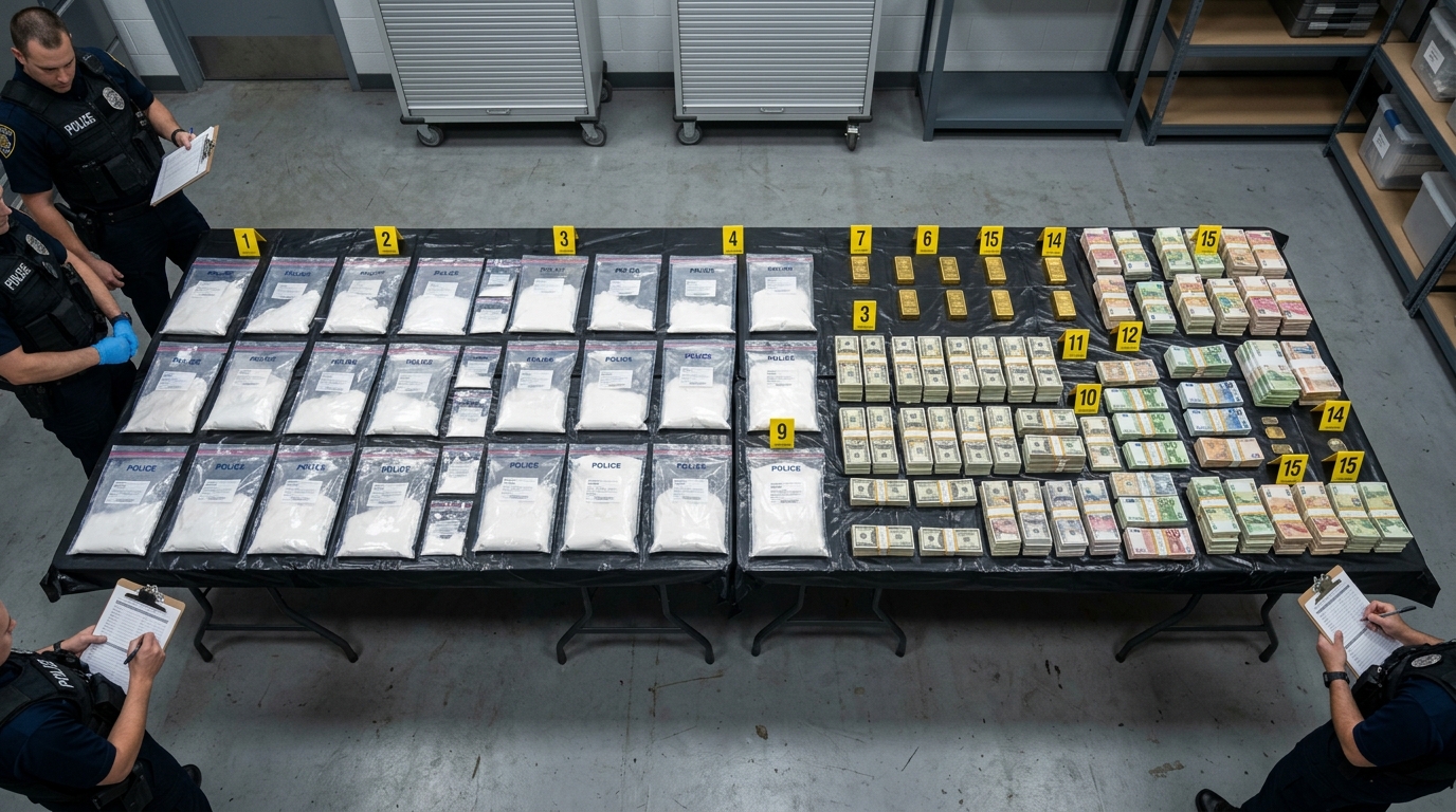 Opération policière au Québec : saisie de huit immeubles et de 730 kg de lidocaïne